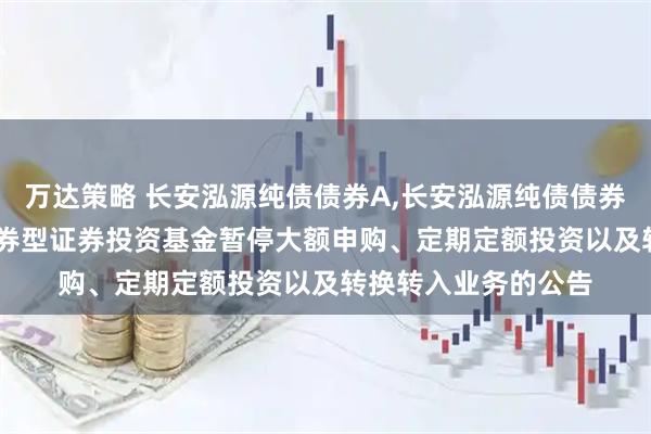 万达策略 长安泓源纯债债券A,长安泓源纯债债券C: 长安泓源纯债债券型证券投资基金暂停大额申购、定期定额投资以及转换转入业务的公告
